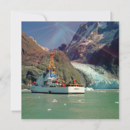 Alaska Mountain View med Boat Inbjudningar