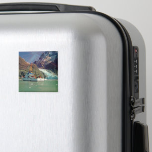 Alaska Mountain View med Boat Magnet