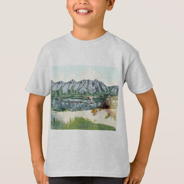 Alaska Mountains Tee Shirt (Framsida)