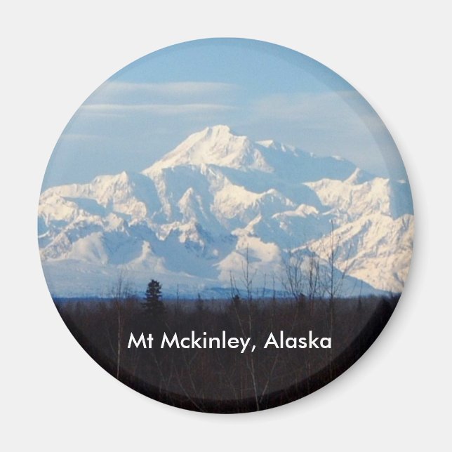 Alaska, Mt Mckinley, Denali Magnet (Framsidan)
