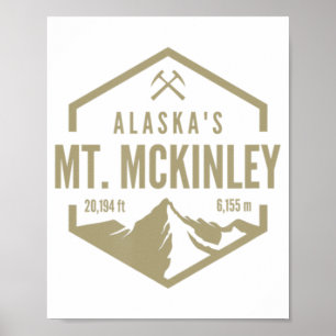 Alaska Mt McKinley Poster