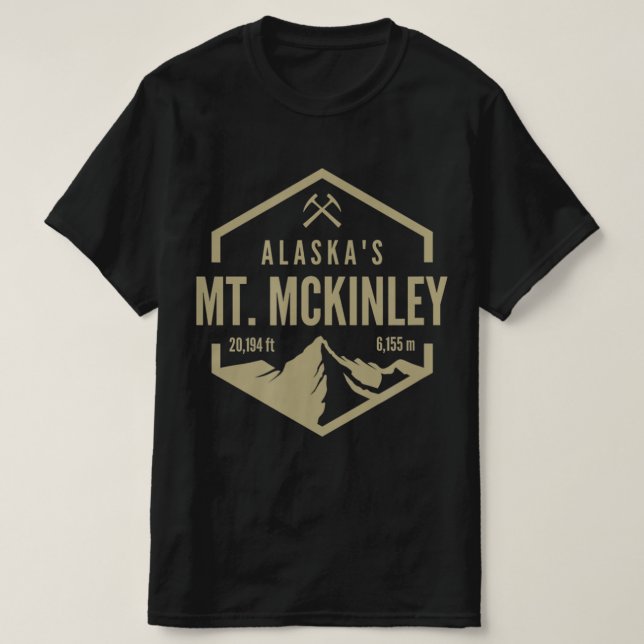 Alaska Mt McKinley  T Shirt (Design framsida)