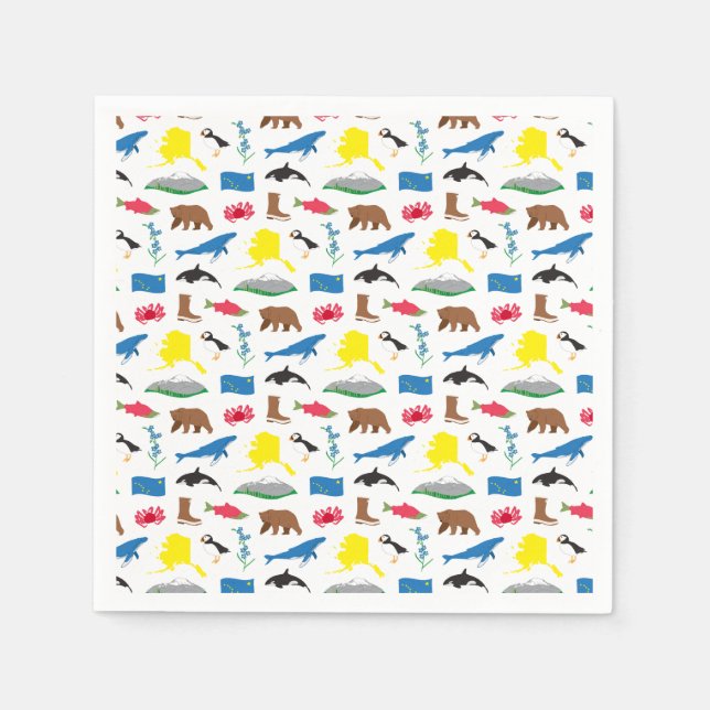 Alaska Napkins Pappersservett (Framsidan)
