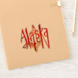 Alaska Native Ambigram Klistermärken