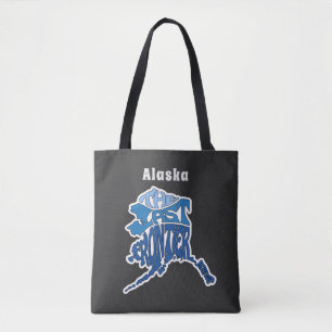 Alaska Nickname Ord Art Tygkasse