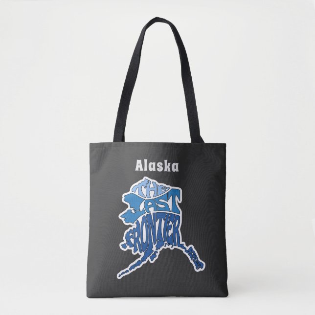 Alaska Nickname Ord Art Tygkasse (Framsida)