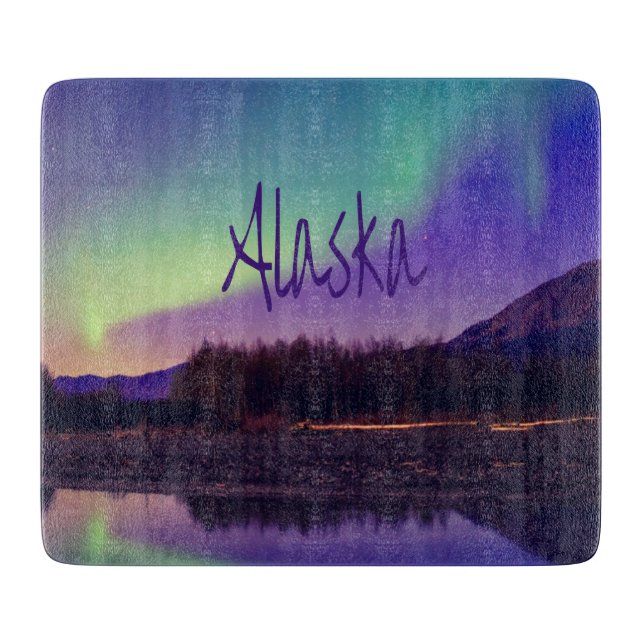 Alaska norra Ljus-bergen Sjö (Framsidan)