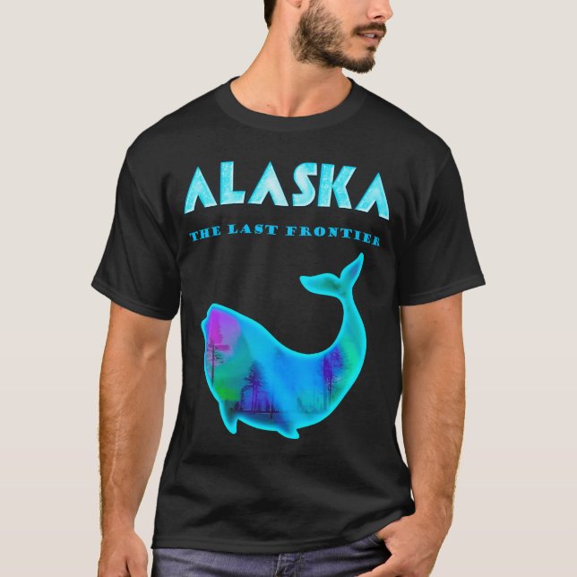 Alaska norra Ljus T Shirt (Framsida)
