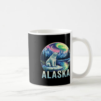 Alaska Norrsken Aurora Sevärdheter Semester Ala Kaffemugg