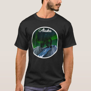 Alaska Northern Ljus Bear T Shirt