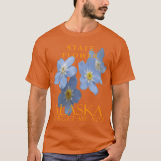 Alaska-området blommar GlömMeNot T Shirt