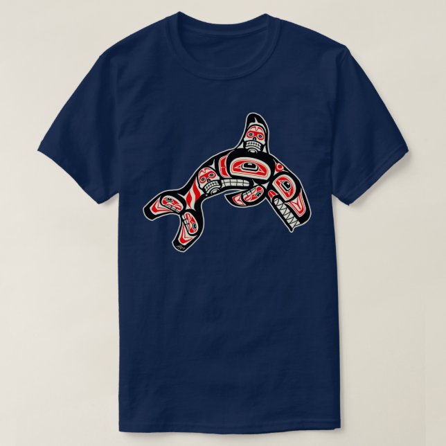 Alaska Orca T Shirt (Design framsida)