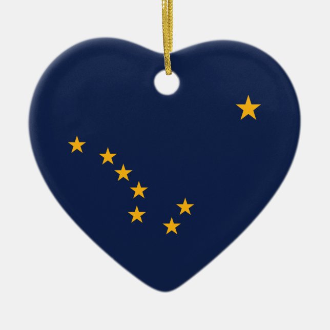 Alaska-ornament Julgransprydnad Keramik (Framsidan)