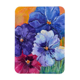 Alaska Pansies magnet