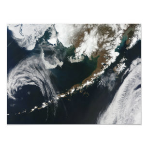 Alaska-Peninsulan och Aleutianöarna Fototryck