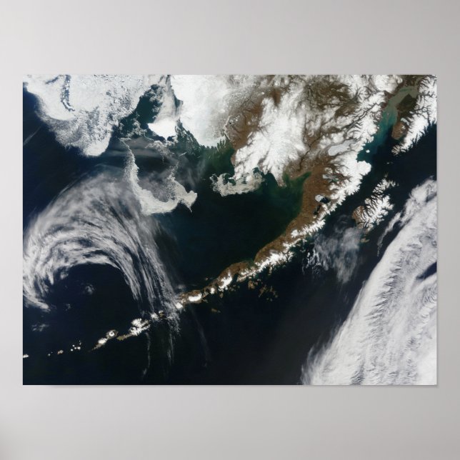 Alaska-Peninsulan och Aleutianöarna Poster (Framsidan)
