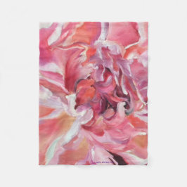 Alaska Peonies Flexibla Blanket Fleecefilt