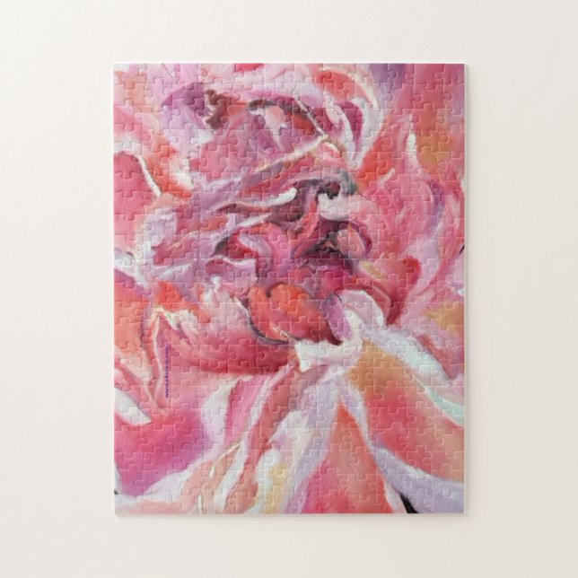 Alaska Peonies puzzle Pussel (Vertikal)