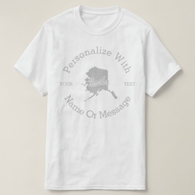 Alaska PERSONLIG T-shirt (Design framsida)