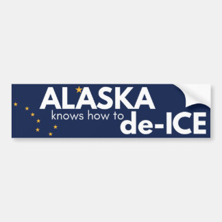Alaska political bumper sticker bildekal