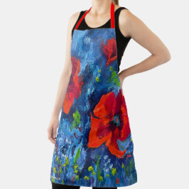 Alaska Poppies Apron