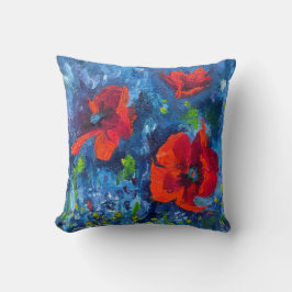 Alaska Poppies dekorativ kudde