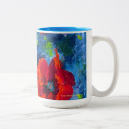 Alaska Poppies kaffe mugg