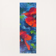 Alaska Poppies Yoga Mat