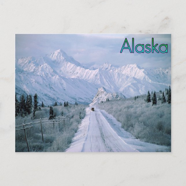 Alaska Postcard Vykort (Framsida)