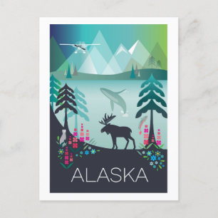 Alaska Postcard Vykort