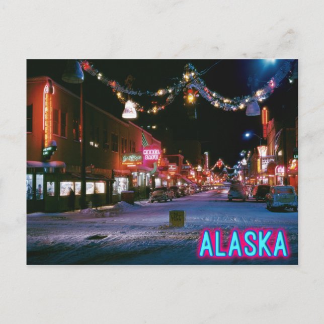 Alaska Postcard Vykort (Framsida)