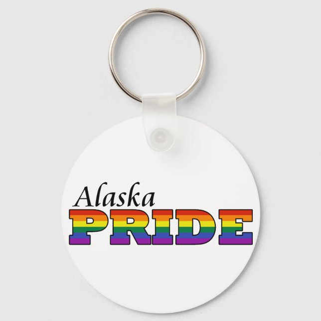 Alaska Pride Nyckelring (Framsida)
