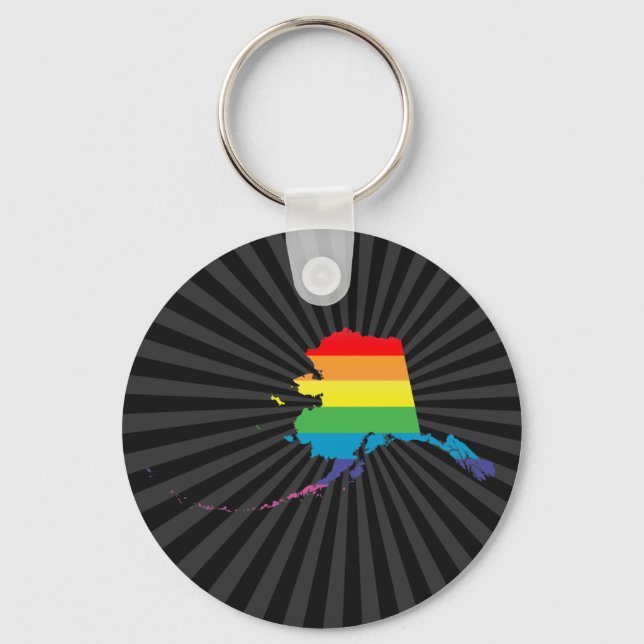 Alaska pride. nyckelring (Framsida)