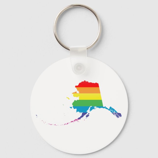 Alaska pride. nyckelring (Framsida)