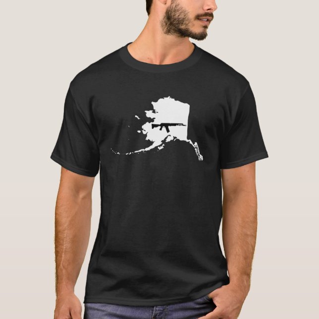 Alaska Pro Gun T Shirt (Framsida)