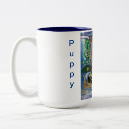 Alaska Puppy Dreams vid hotellkapten Cook Mugg