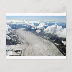 Alaska Range Mountain & glacier, USA Vykort