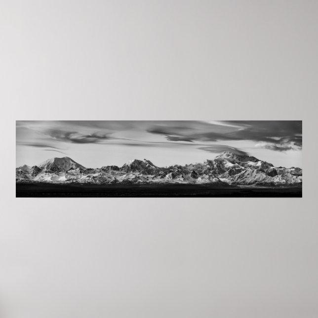 Alaska Range Panorama Poster (Framsidan)