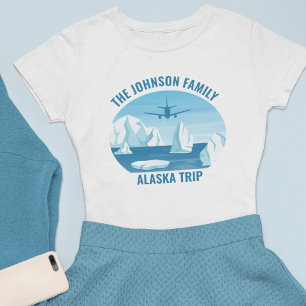 Alaska Resa Blue Glacier Customized Women's T Shirt