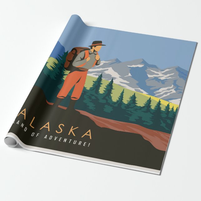 Alaska resa presentpapper (Utrullad)