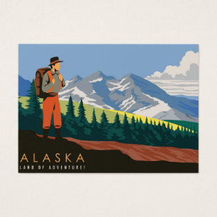 Alaska resa visitkort