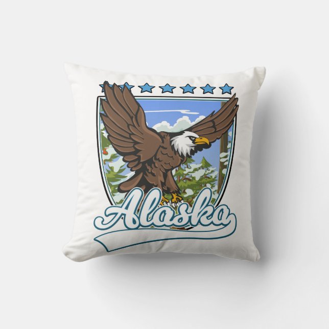 Alaska Reselapplikation Kudde (Framsida)