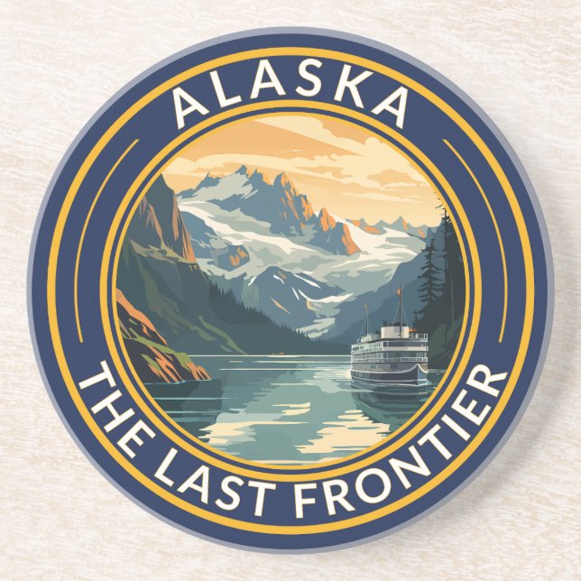 Alaska Resemärke för Reskonst Underlägg (Framsidan)