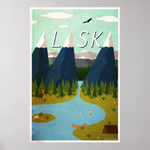 Alaska reser affischen poster