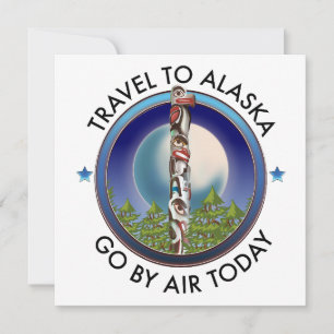 Alaska reslogotyp inbjudningar