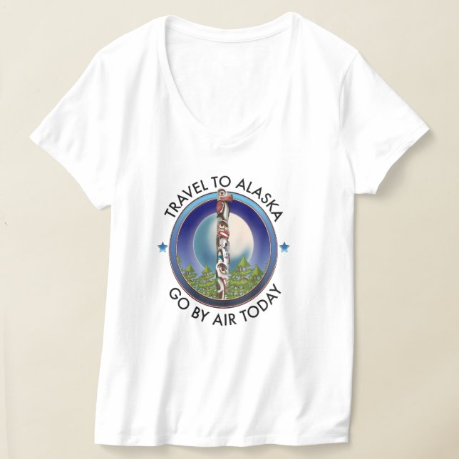 Alaska reslogotyp t shirt (Laydown)