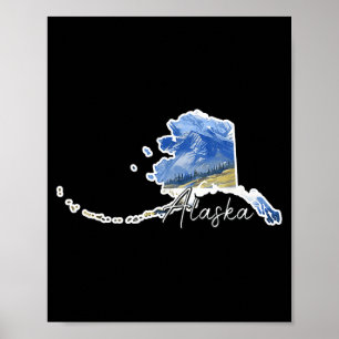Alaska resor natur älskare utomhus och äventyr poster