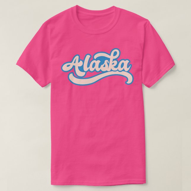 Alaska Retro 1 T Shirt (Design framsida)