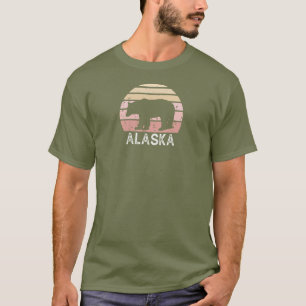 Alaska Retro Bear T Shirt