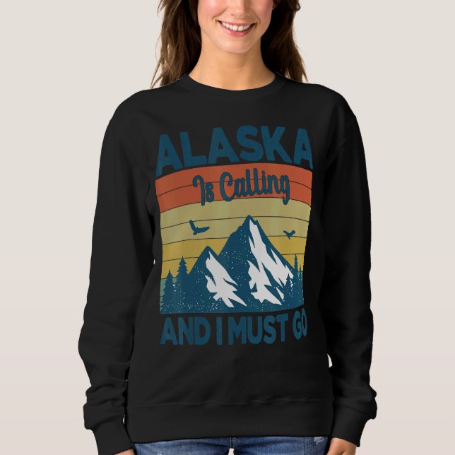 Alaska ringer och jag måste gå. t shirt (Framsida)